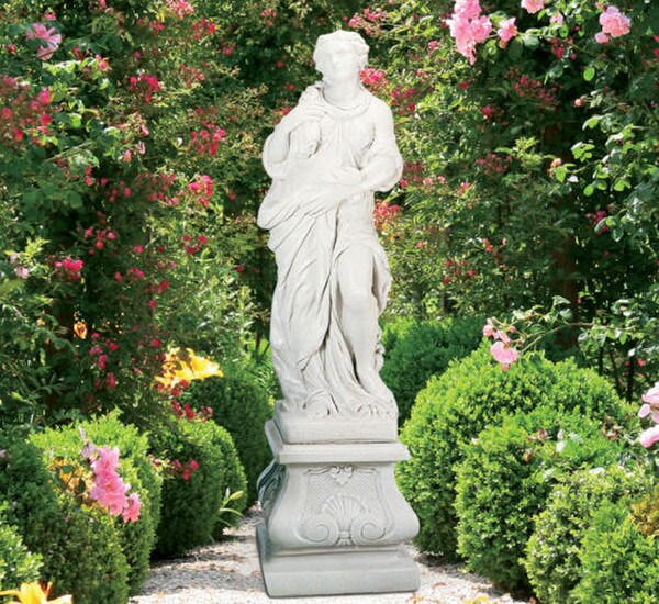 Life Size Statue Winter Four Seasons Sculpture female Outdoor Art